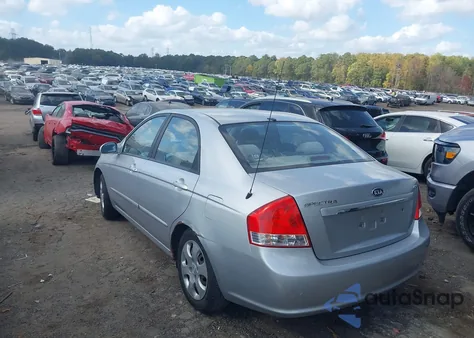 2007 Kia Spectra Ex from USA, damaged, VIN KNAFE121075453150